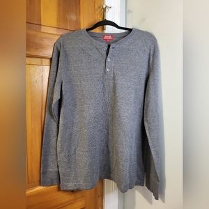 Sears Canada Men's Henley Thermal Shirt